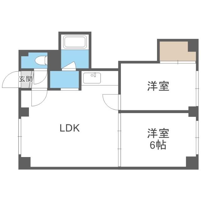 グランドール大栄（303） 間取り図画像