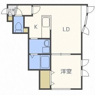 グレースノート３５（203） 間取り図画像