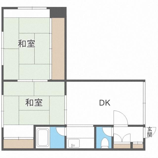 コーポＬ（202） 間取り図画像