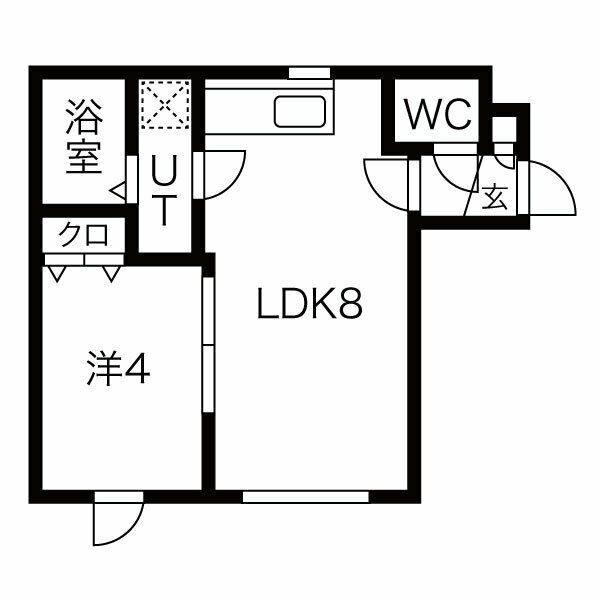 ティンカーベル琴似（301） 間取り図画像