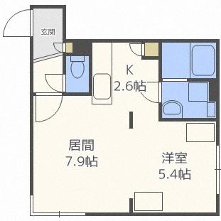 ディスティーノ（303） 間取り図画像