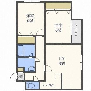 トレジャーキャッスル弐番館（101） 間取り図画像