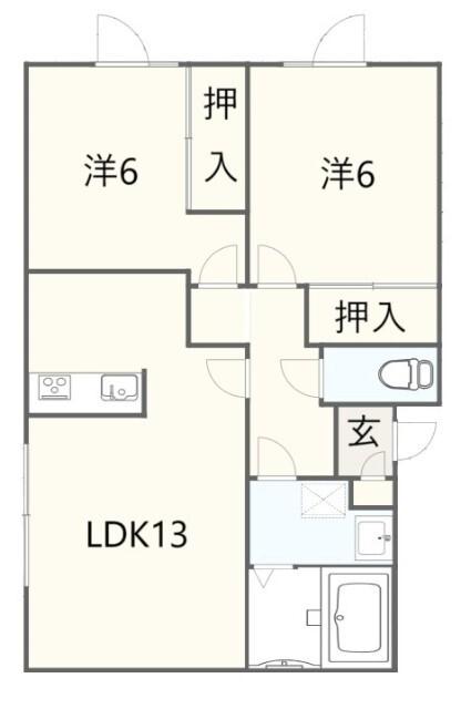 ドルチェ（104） 間取り図画像
