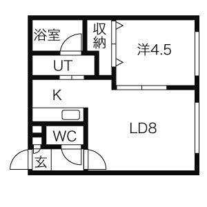 サンテモンターニュ（203） 間取り図画像
