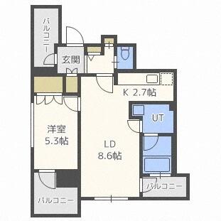ザ・サッポロレジデンス（901） 間取り図画像
