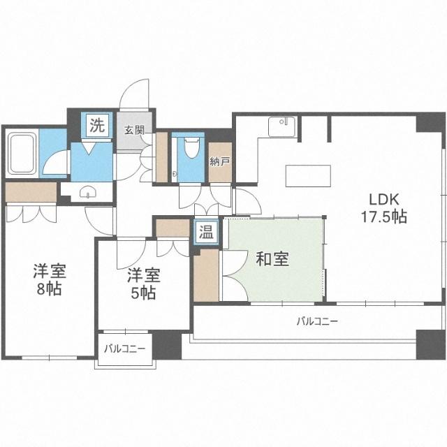 ザ・サッポロレジデンス（613） 間取り図画像