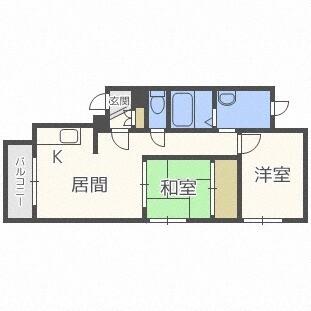 サーラ伏古（202） 間取り図画像
