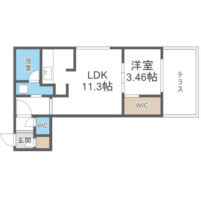 パーチェ円山裏参道（101） 間取り図画像