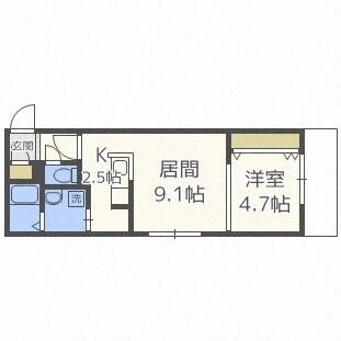 シャルルブラン（103） 間取り図画像