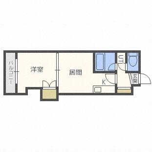 シャトープレイン（202） 間取り図画像