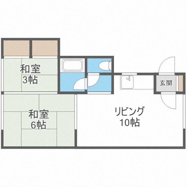 シルク２１（205） 間取り図画像
