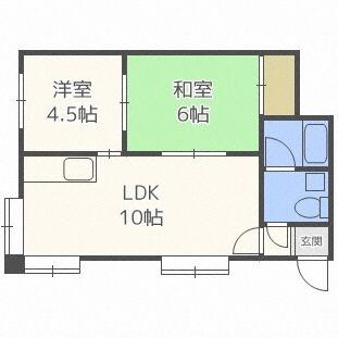 スタジオＳ１（101） 間取り図画像