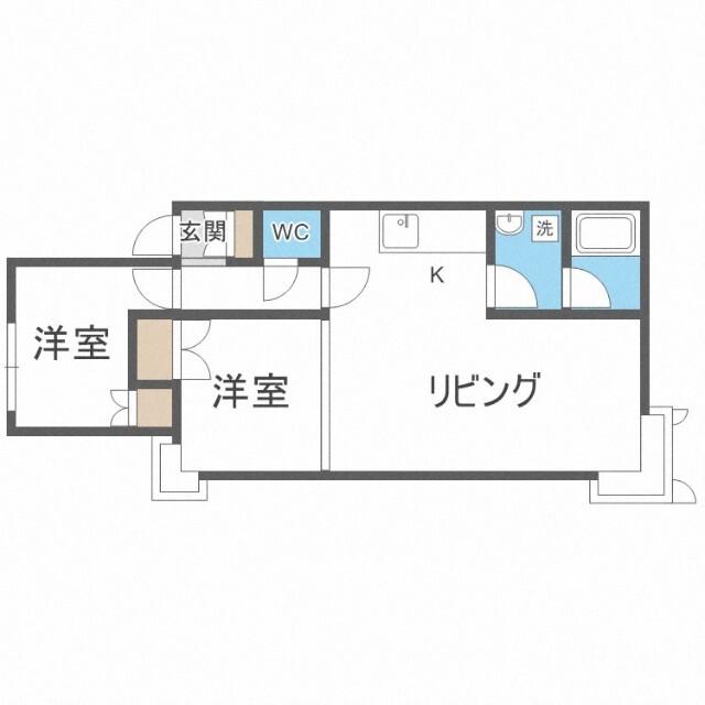 スーベニール２８８（102） 間取り図画像