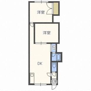 セントブラウンサカエ（105） 間取り図画像