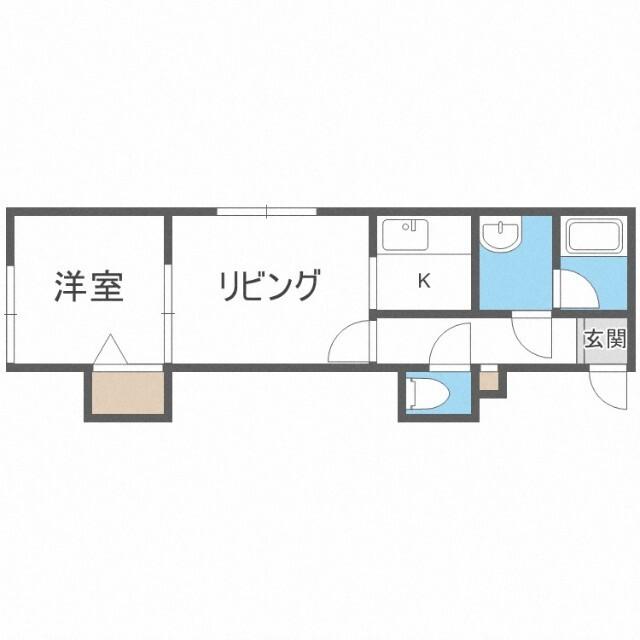 フォーレスト円山北（302） 間取り図画像