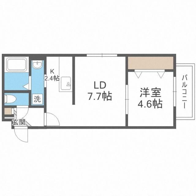 トライフォース１２（405） 間取り図画像