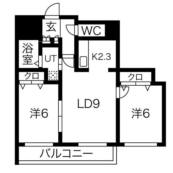 テラセル４８（305） 間取り図画像