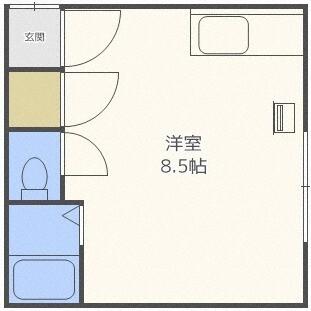 ノースヒル１６５（201） 間取り図画像