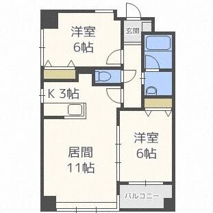 ノヴァシャトン（501） 間取り図画像