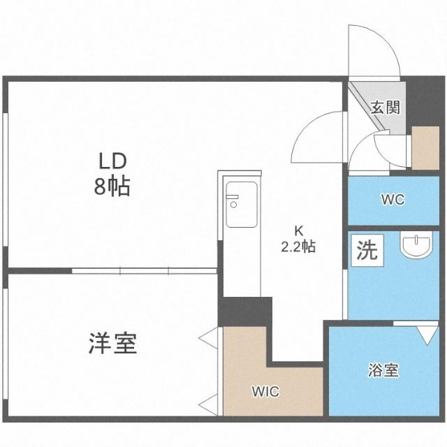 ドルチェ（401） 間取り図画像