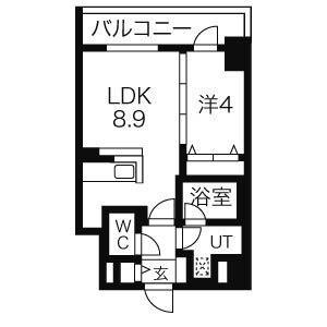バロンドール（206） 間取り図画像