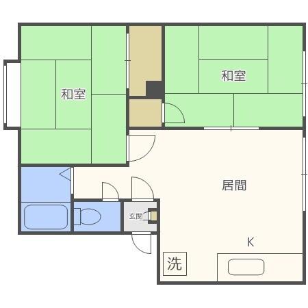 パナハイツプチ（101） 間取り図画像