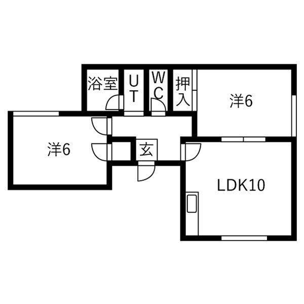 パナシティ４４（202） 間取り図画像