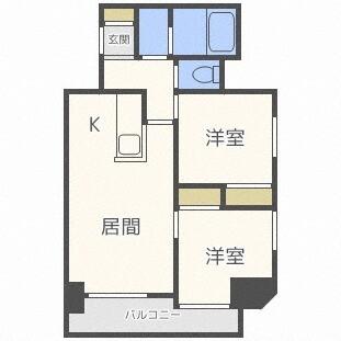メゾン・ド・北円山（903） 間取り図画像