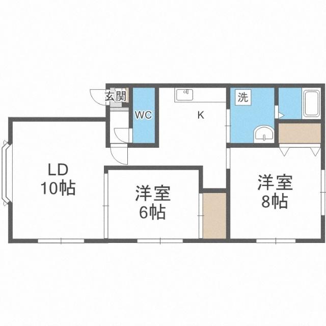 パレス３０（302） 間取り図画像