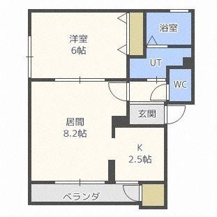 ラインストリーム（201） 間取り図画像