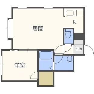 ラグナベルデ発寒Ⅰ（102） 間取り図画像