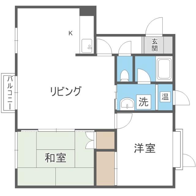 ピュアコート（203） 間取り図画像