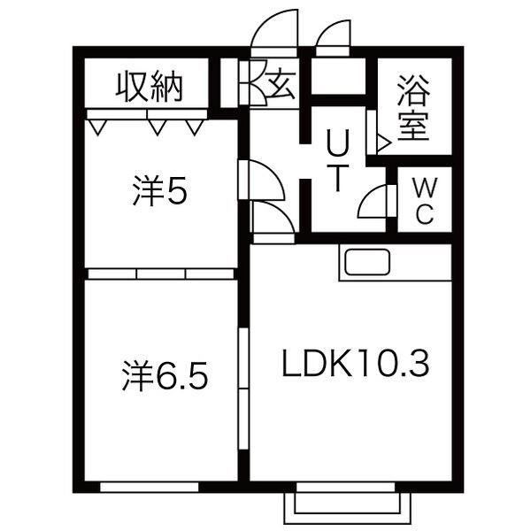 ピュア１０５（D1） 間取り図画像