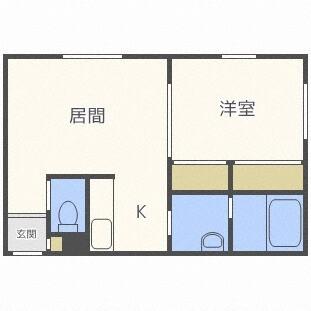 ブランノワールフォレスタ（203） 間取り図画像
