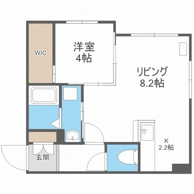 リヒトラーレ円山（203） 間取り図画像