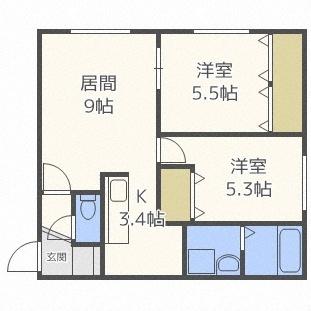 ルシエル（401） 間取り図画像