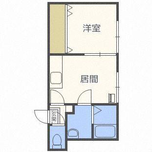 リライアブル発寒（102） 間取り図画像