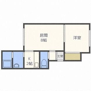 プレシャス八番館（205） 間取り図画像