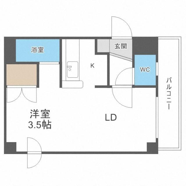 ルーセント２４（101） 間取り図画像