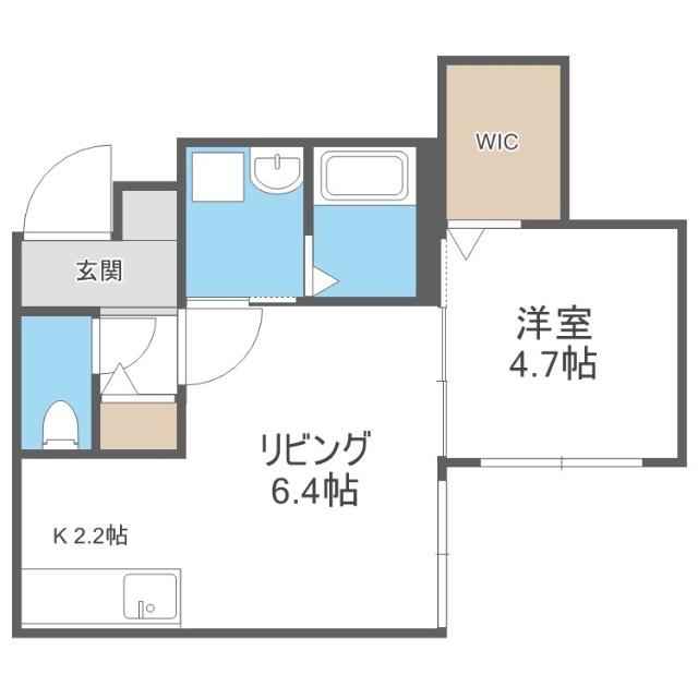 レンブラント西町（303） 間取り図画像