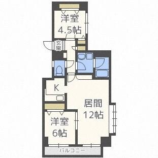 メトロマリオン（601） 間取り図画像