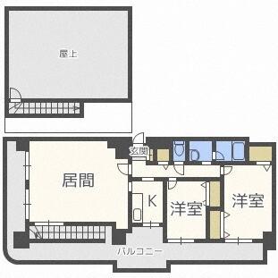 メープル元町（1301） 間取り図画像