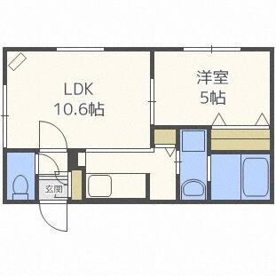 モンレーヴ元町（301） 間取り図画像