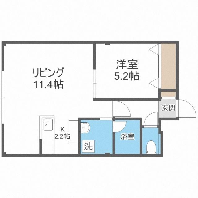 十三和ＭＳ（503） 間取り図画像