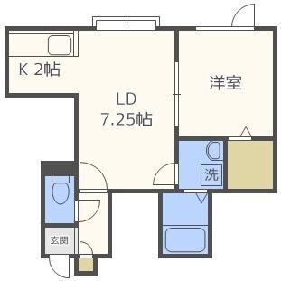 ラテ（106） 間取り図画像
