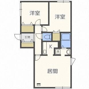ラ・カーサフェリーチェ（401） 間取り図画像