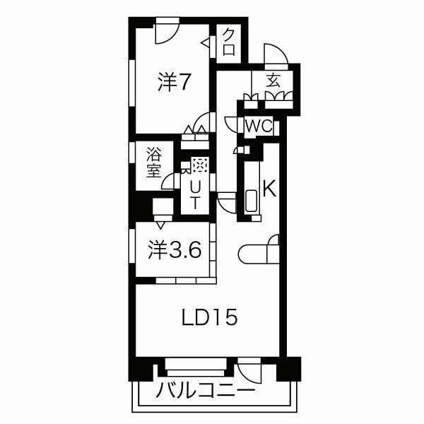 ラ・クラッセ札幌ステーションスクエア（502） 間取り図画像