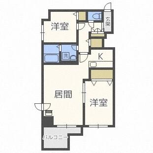 リエタメンテＮ１６（503） 間取り図画像