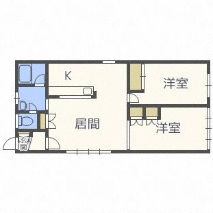 旭ハウス（201） 間取り図画像