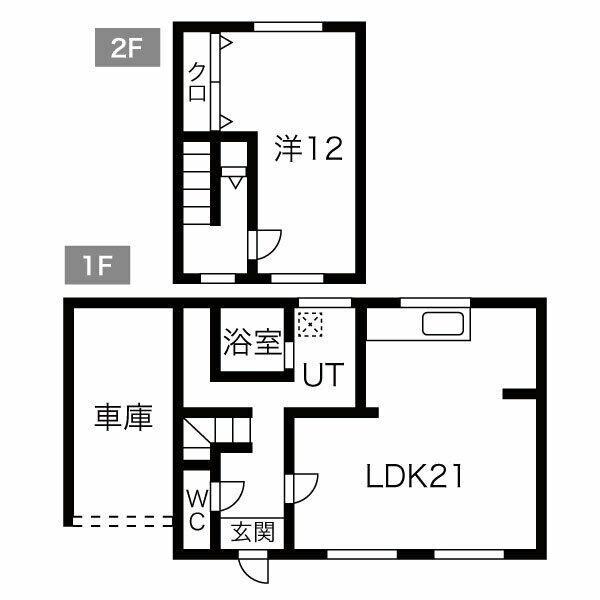平和２?１貸家（久和）（1） 間取り図画像